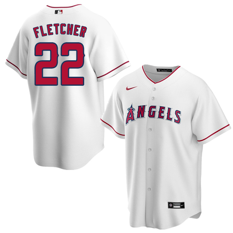 Nike Men #22 David Fletcher Los Angeles Angels Baseball Jerseys Sale-White